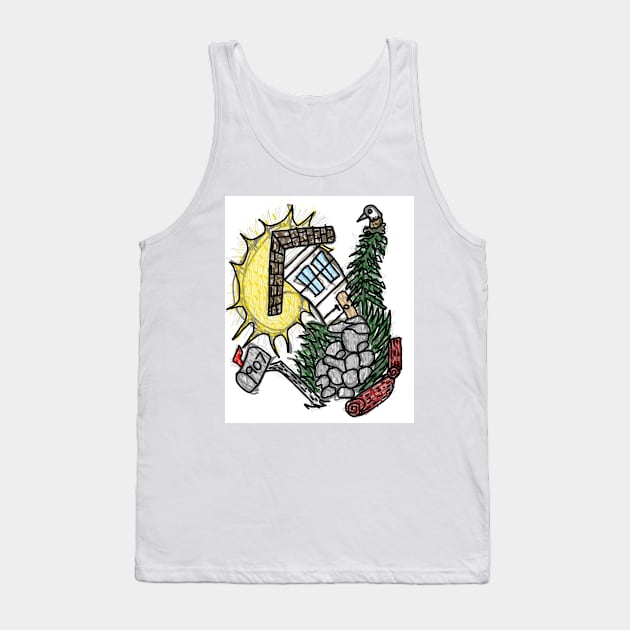 house growing up Tank Top by MacSquiddles